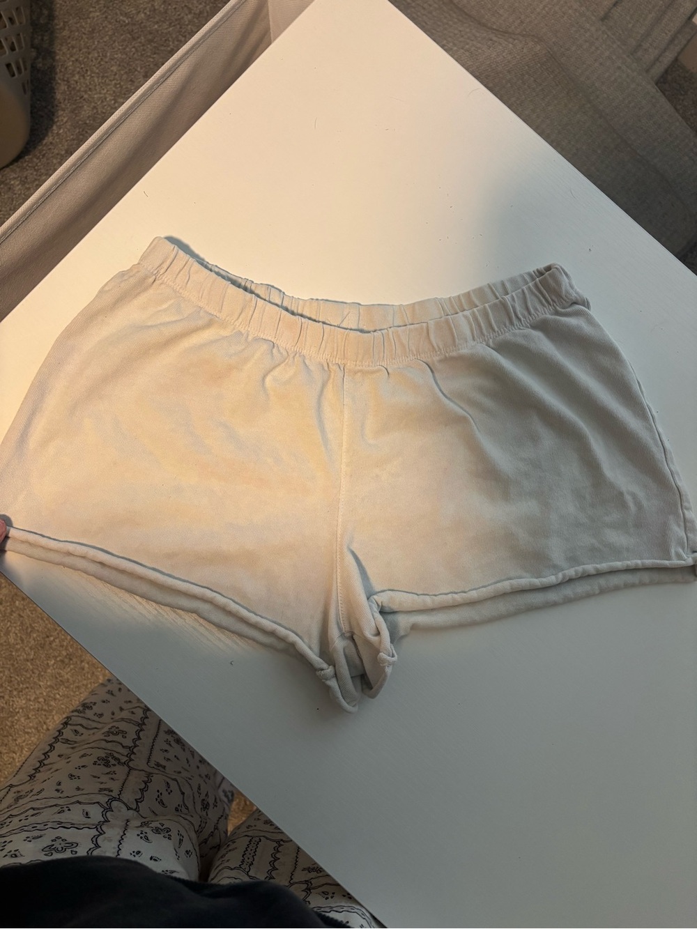 Pacsun John Galt White Cotton Shorts!